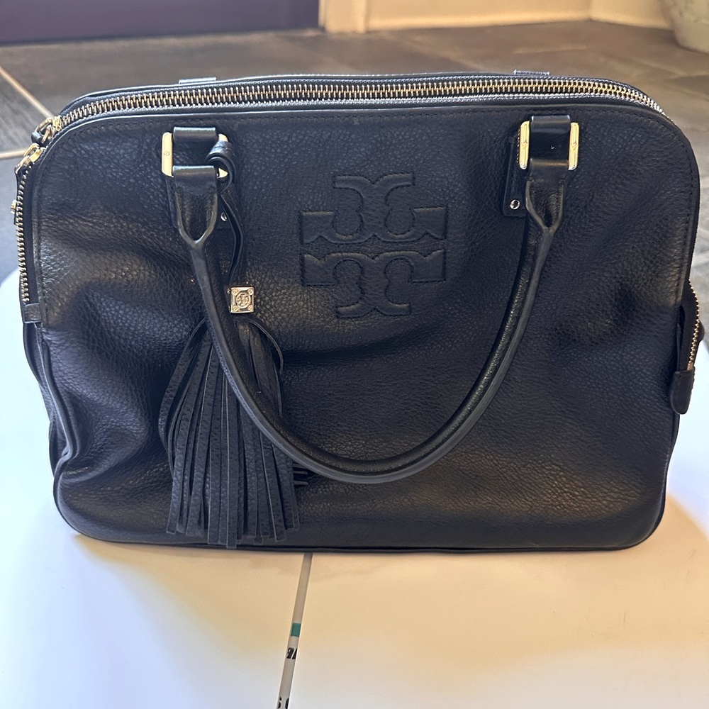 Tory Burch black bag w tassel